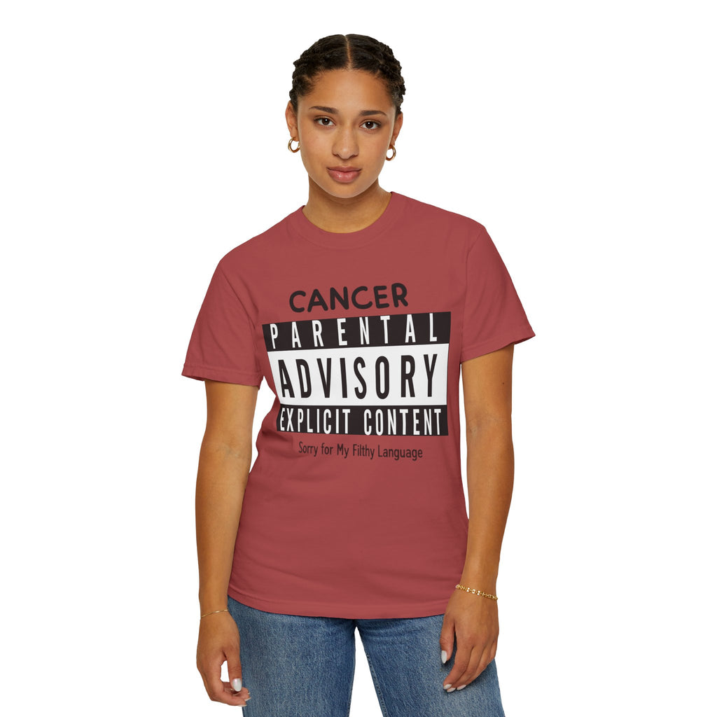 "Sorry For My Filthy Language" Unisex Garment-Dyed T-shirt