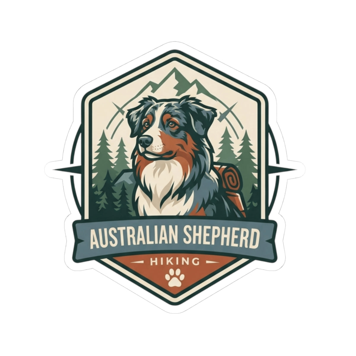"Australian Sheperd" Sticker — Main