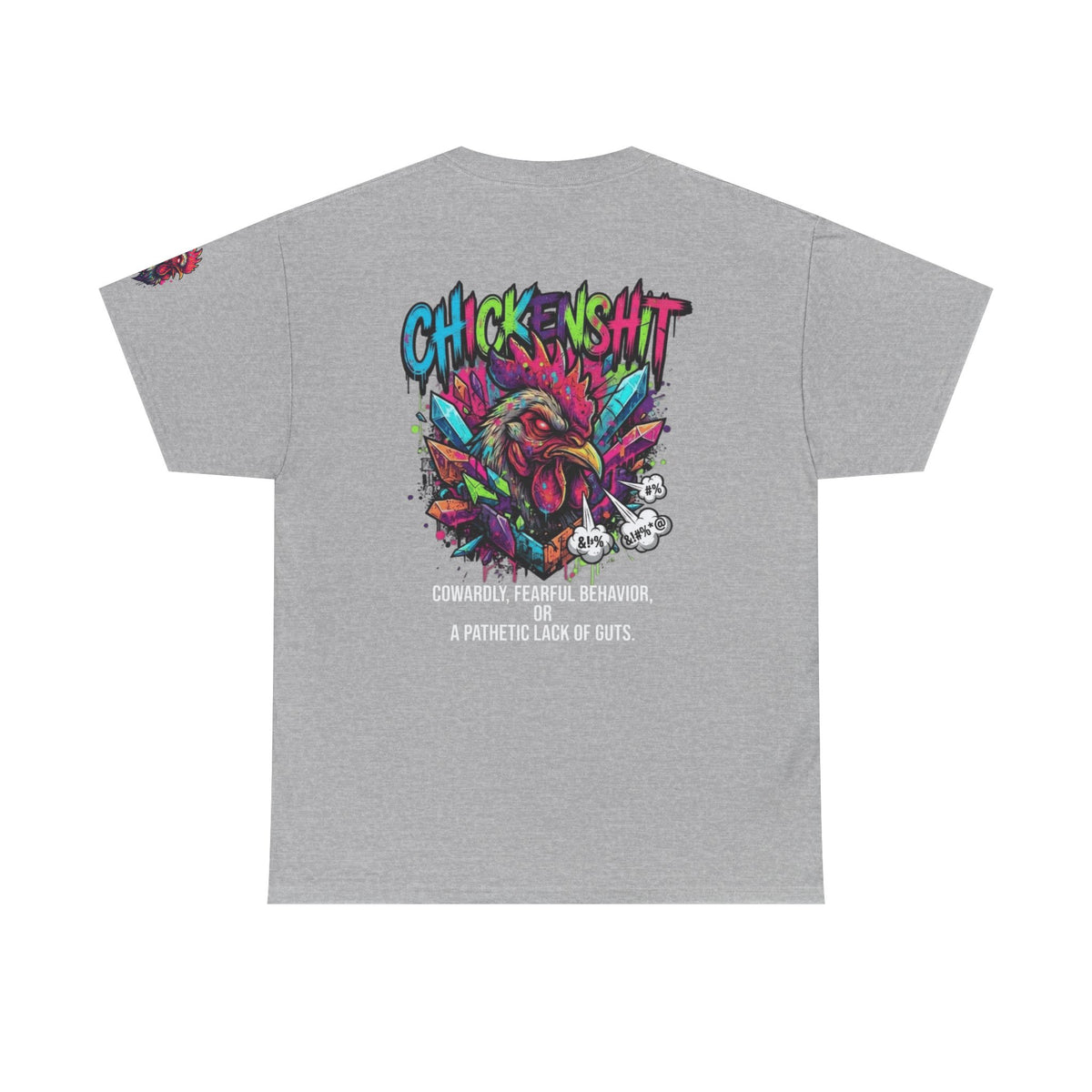 Color: Sport Grey | Chickenshit Premium Graphic Tee