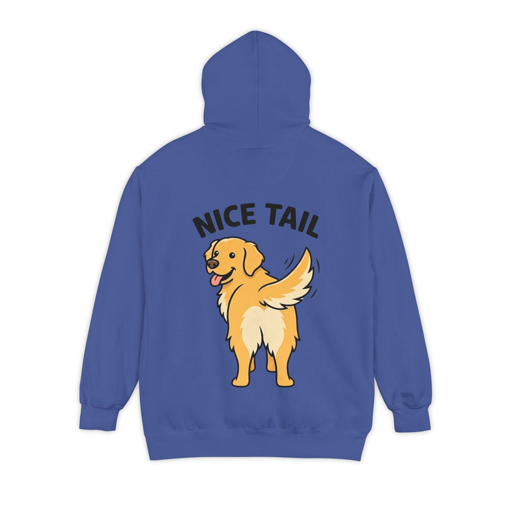 "Nice Tail" Garment-Dyed Hoodie