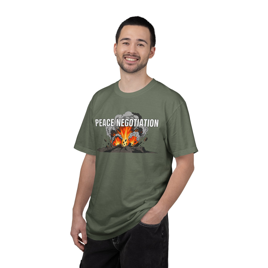 "Peace Negotiation" Unisex Garment-Dyed Tee