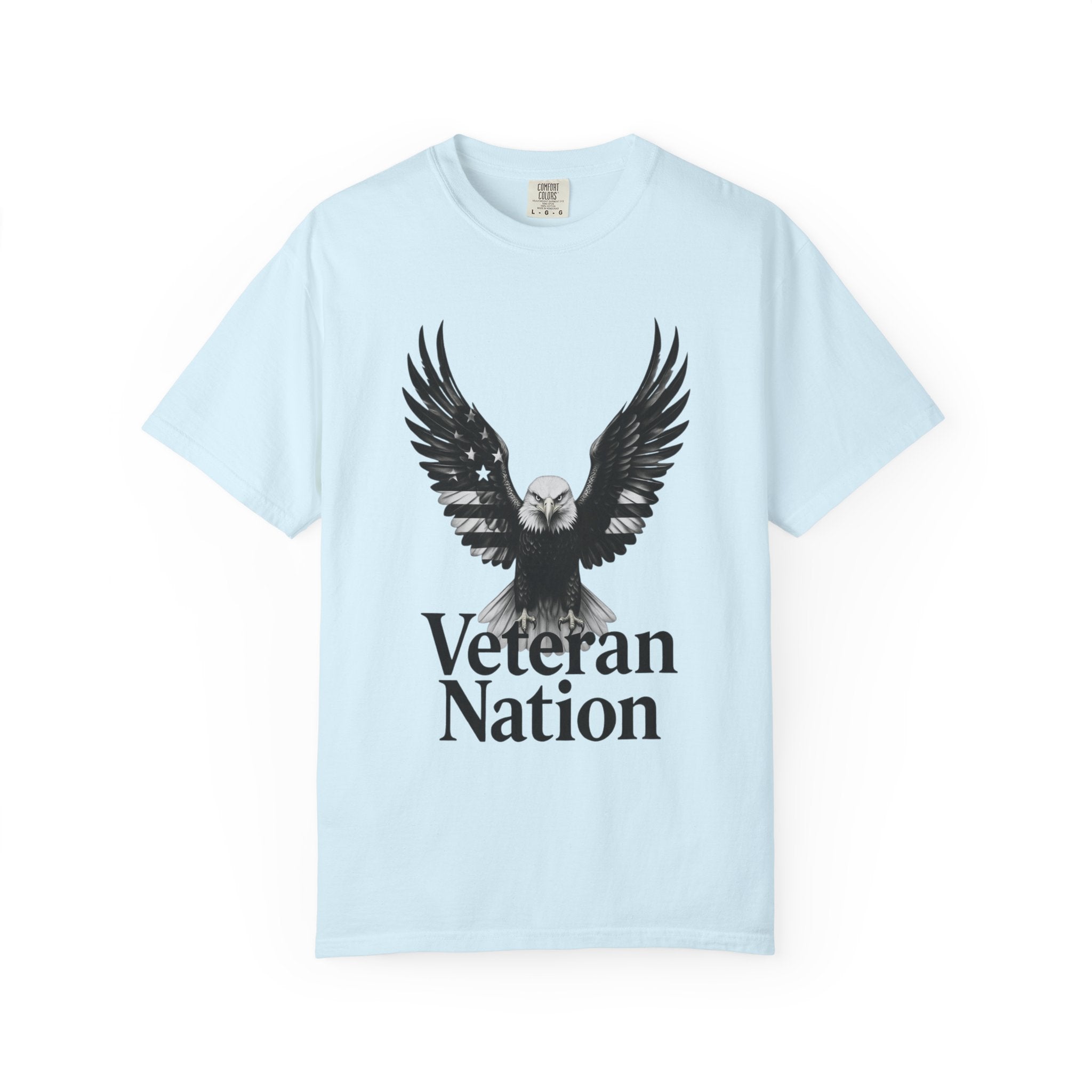 "Veteran Nation" Unisex Garment-Dyed T-shirt