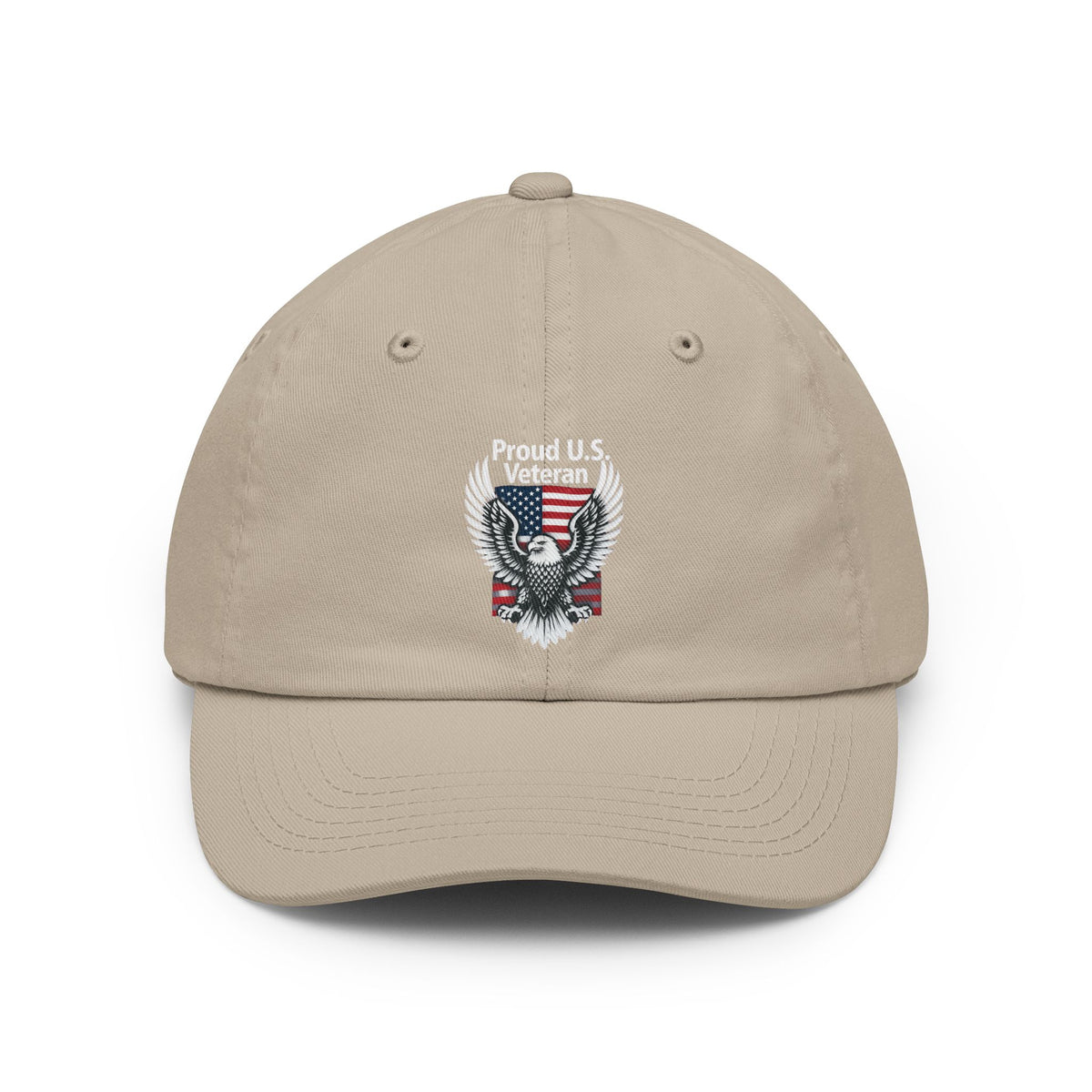 Color: Stone | Proud Veteran Dad Hat