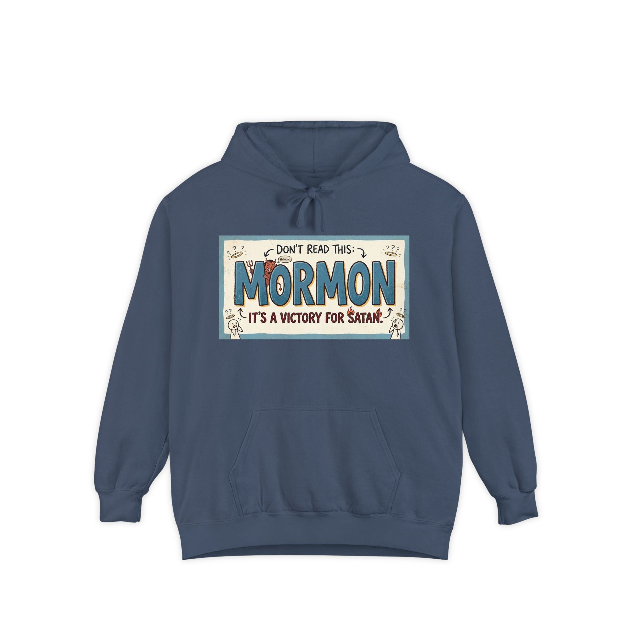 Devil's Dictionary: Mormon Edition | Garment-Dyed Hoodie — AttitudeShirts
