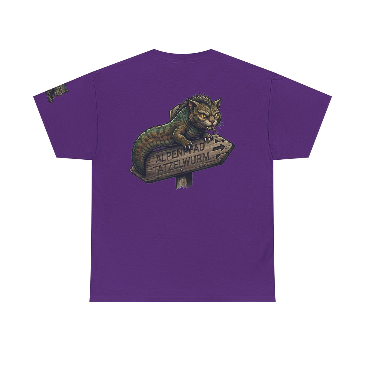 Color: Purple | Tatzelwurm (Alpine Europe) Premium Graphic Tee
