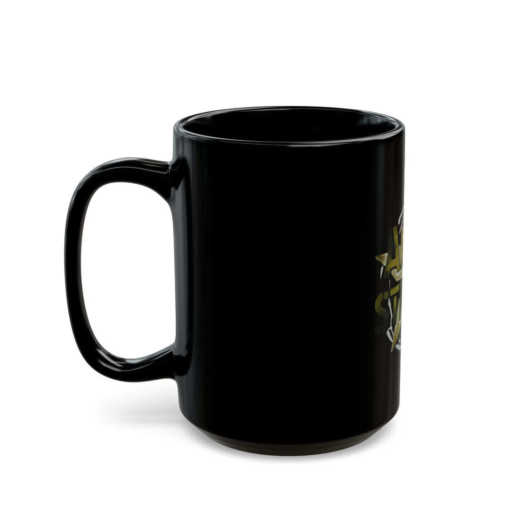 "Army Strong-2" Black Ceramic Mug