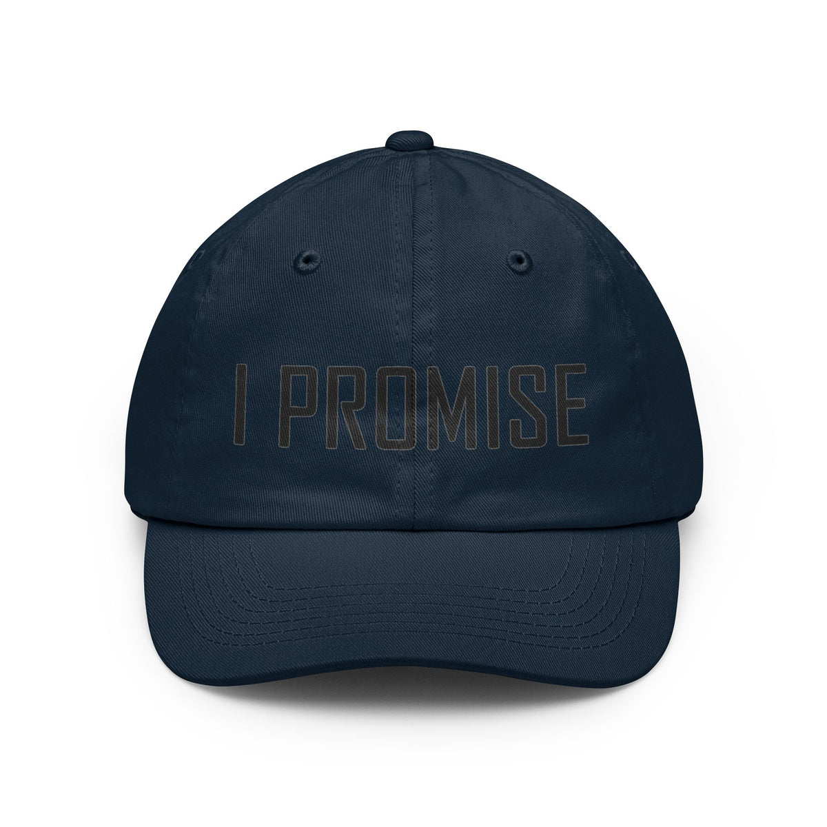 Color: Navy | Promise I'm Worse Dad Hat — Graphic