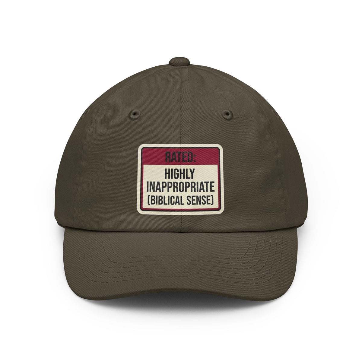 Color: Olive | Good Book Series Highly Inappropriate Dad Hat