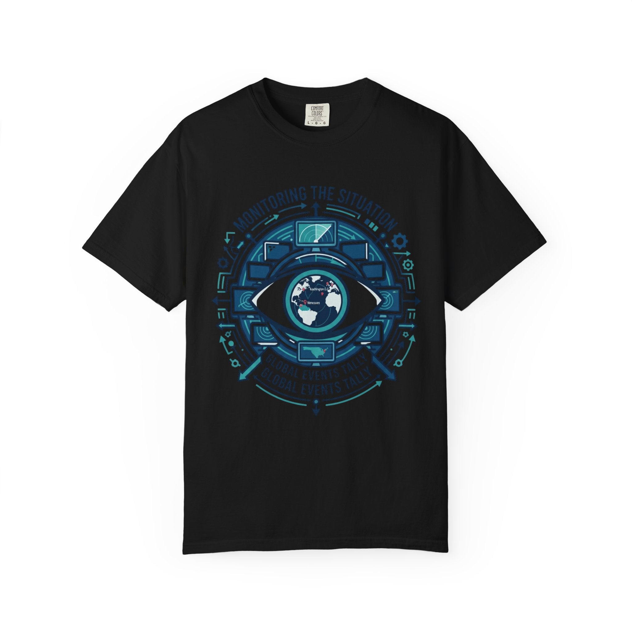 "Monitoring the Situation" Unisex Garment-Dyed Tee