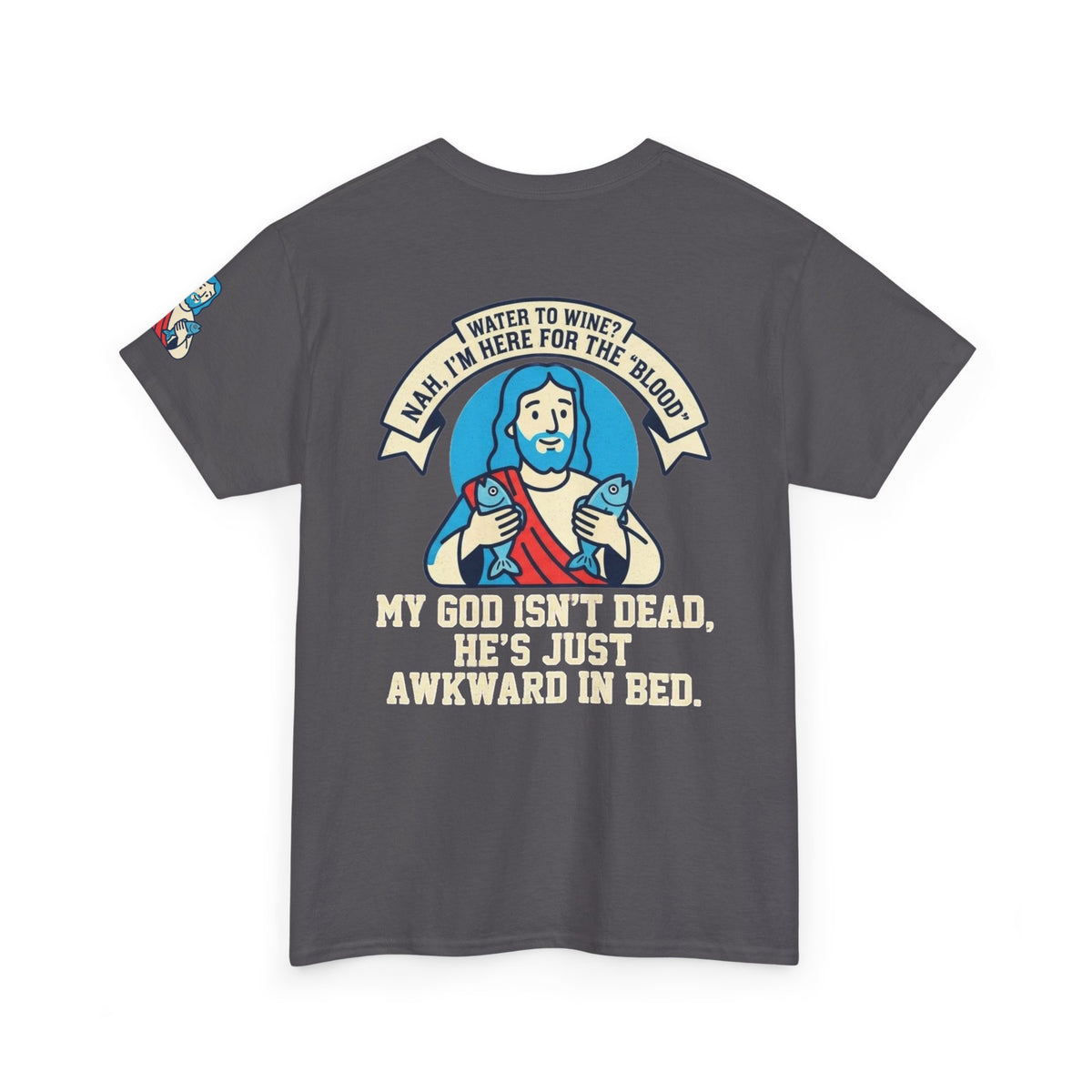 "Good Book Series Not Dead Awkward In Bed" Premium Graphic Tee