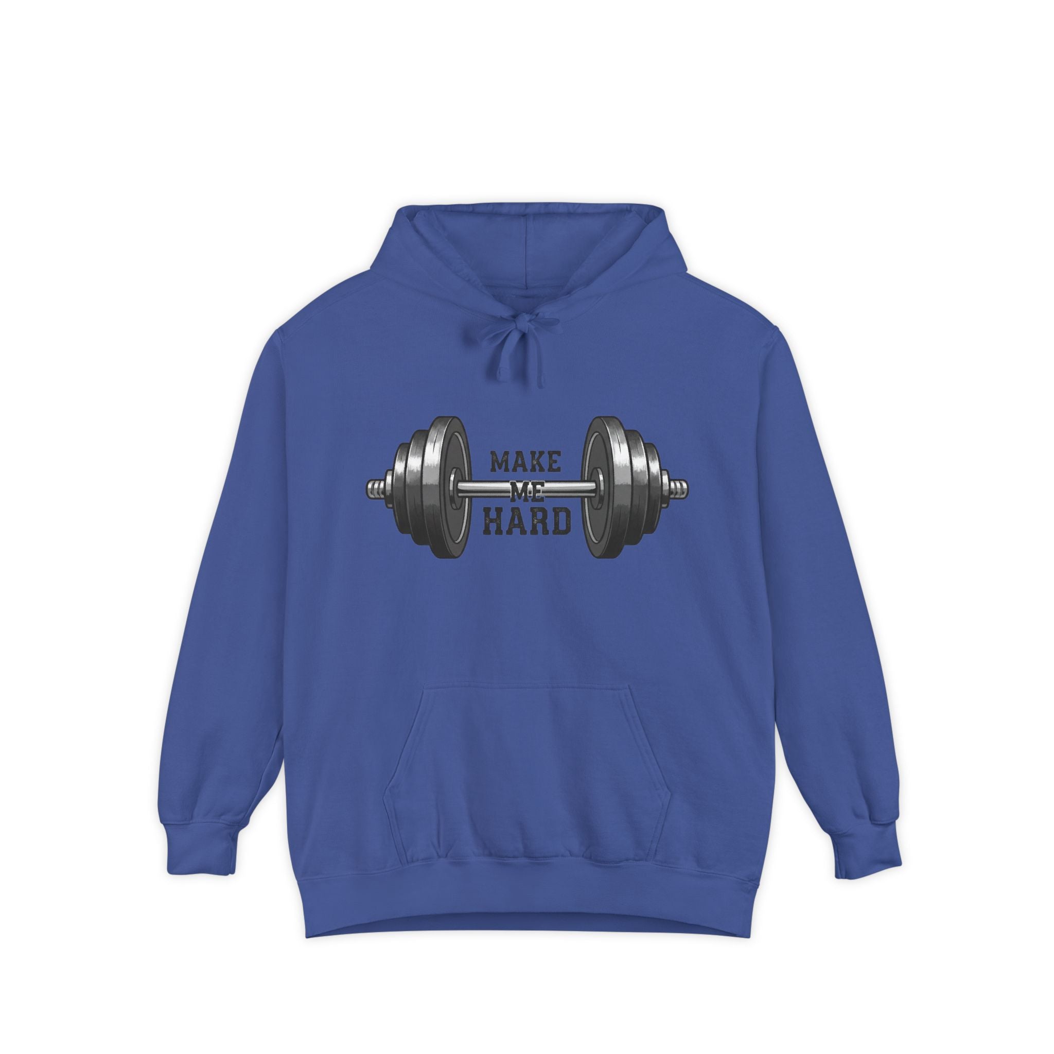 Make Me Hard - Morning Demands | Garment-Dyed Hoodie — AttitudeShirts