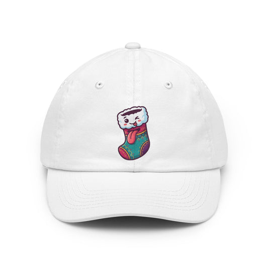 Color: White | My Stocking Is Hungry Dad Hat