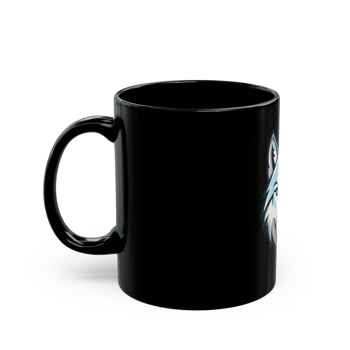 "December Legend" Black Ceramic Mug — Graphic