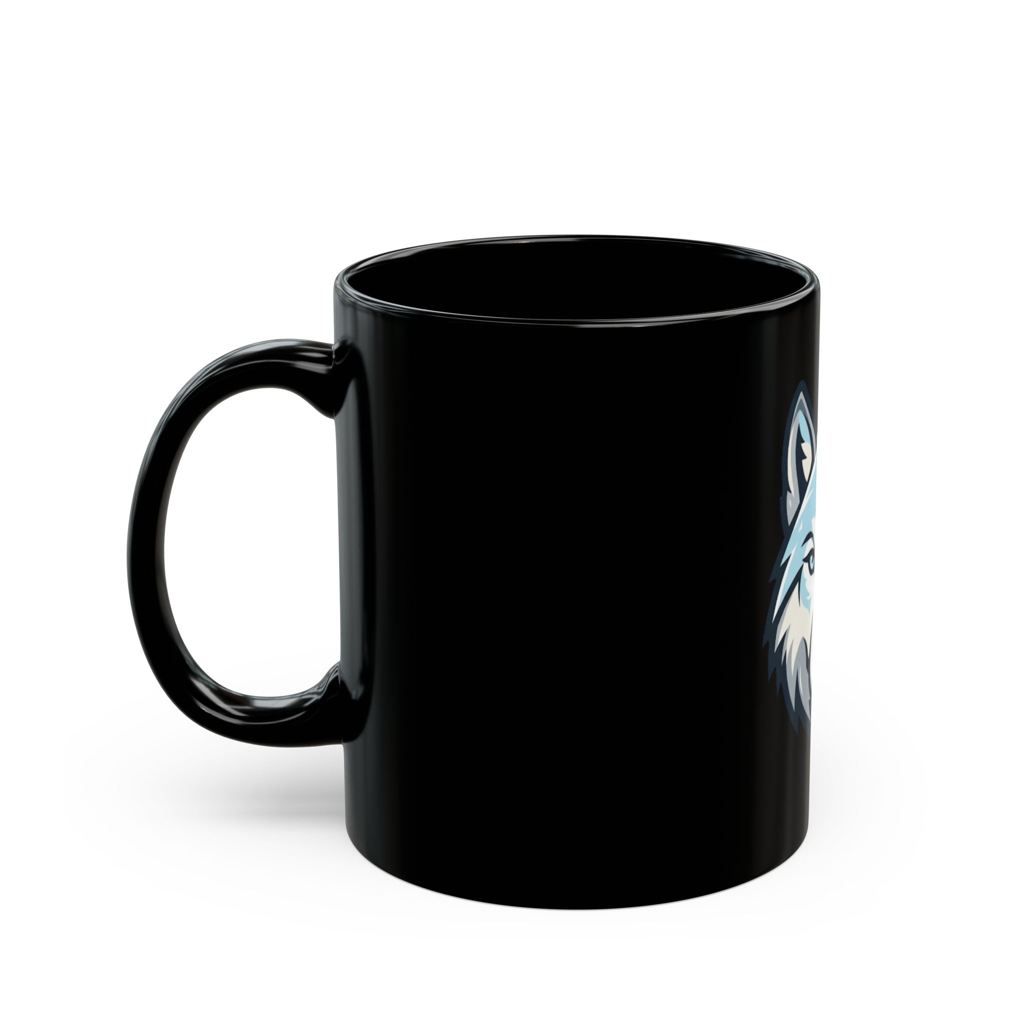 "December Legend" Black Ceramic Mug — Graphic