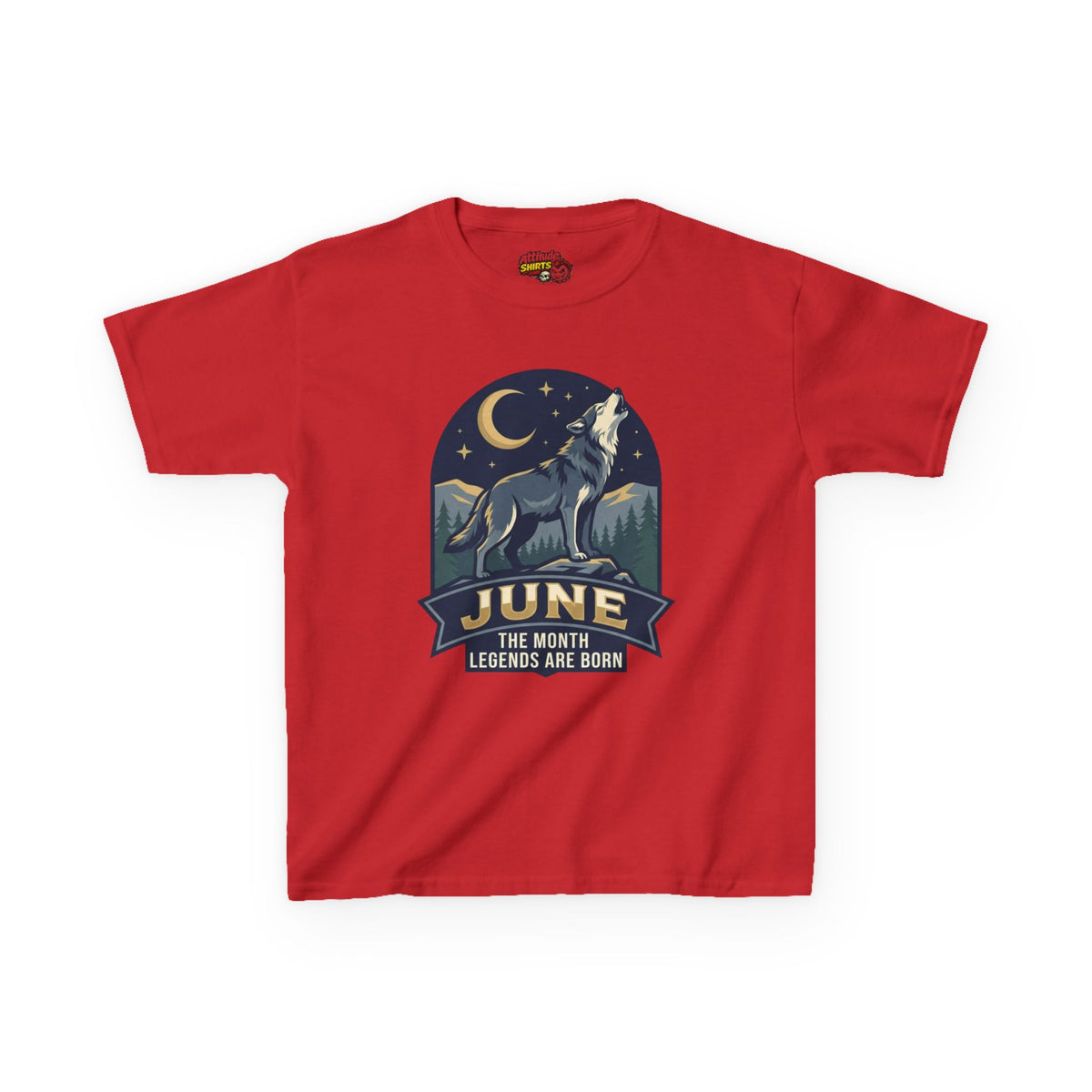 Color: Red | June Legend Kids Tee