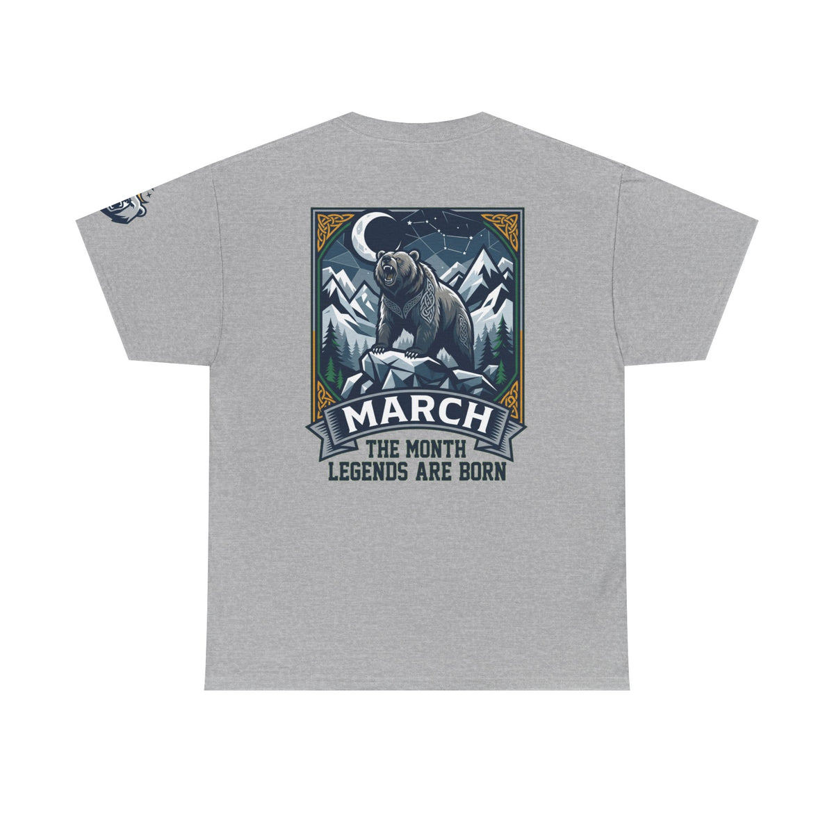 Color: Sport Grey | March Legend Premium Graphic Tee
