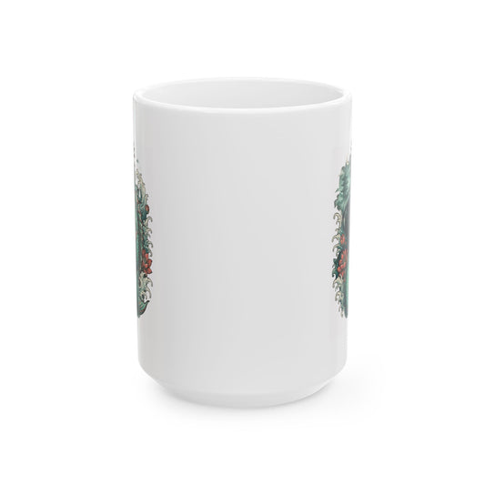 "Ningyo (Japanese Folklore)" White Ceramic Mug
