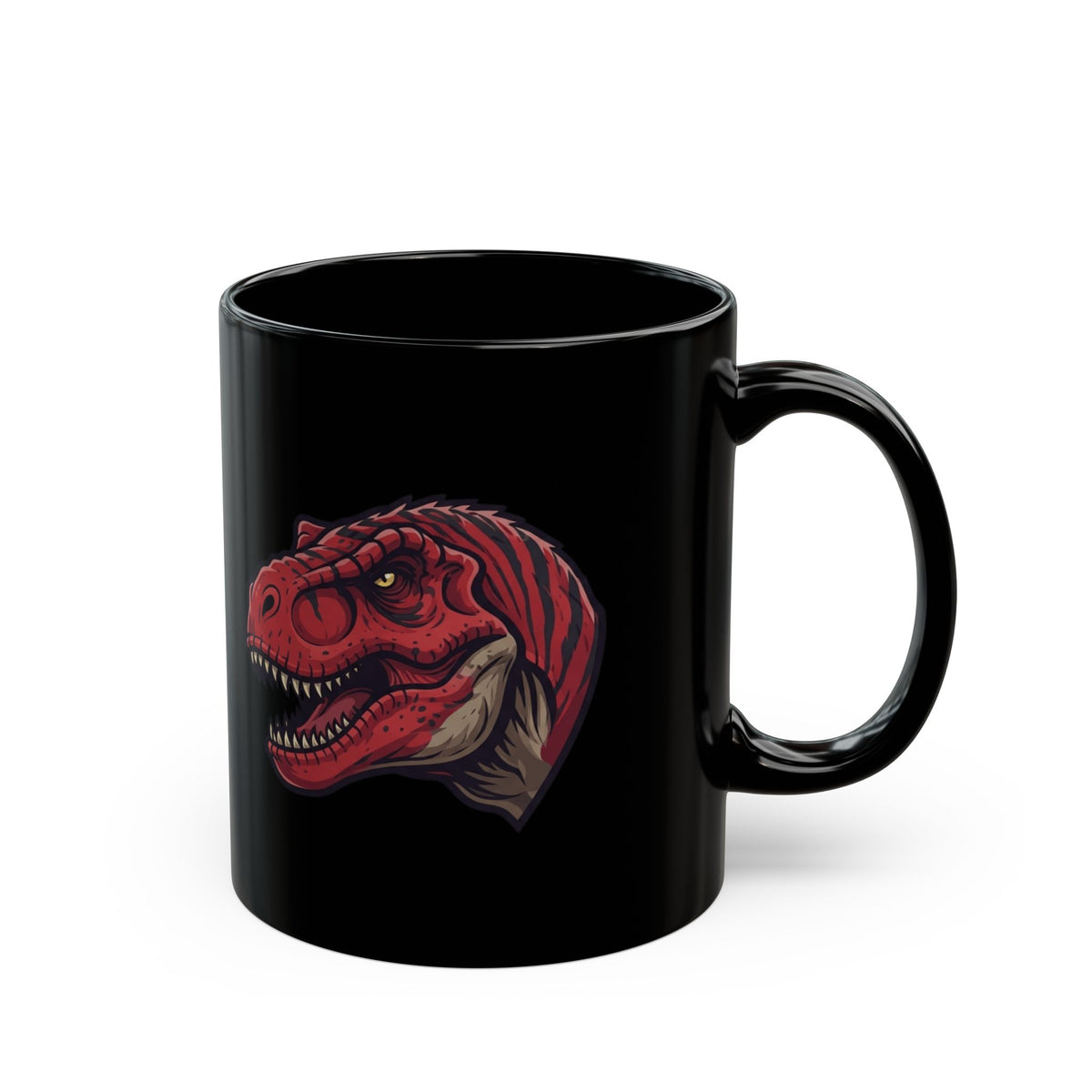 "Kasai Rex (Central Africa)" Black Ceramic Mug — Graphic