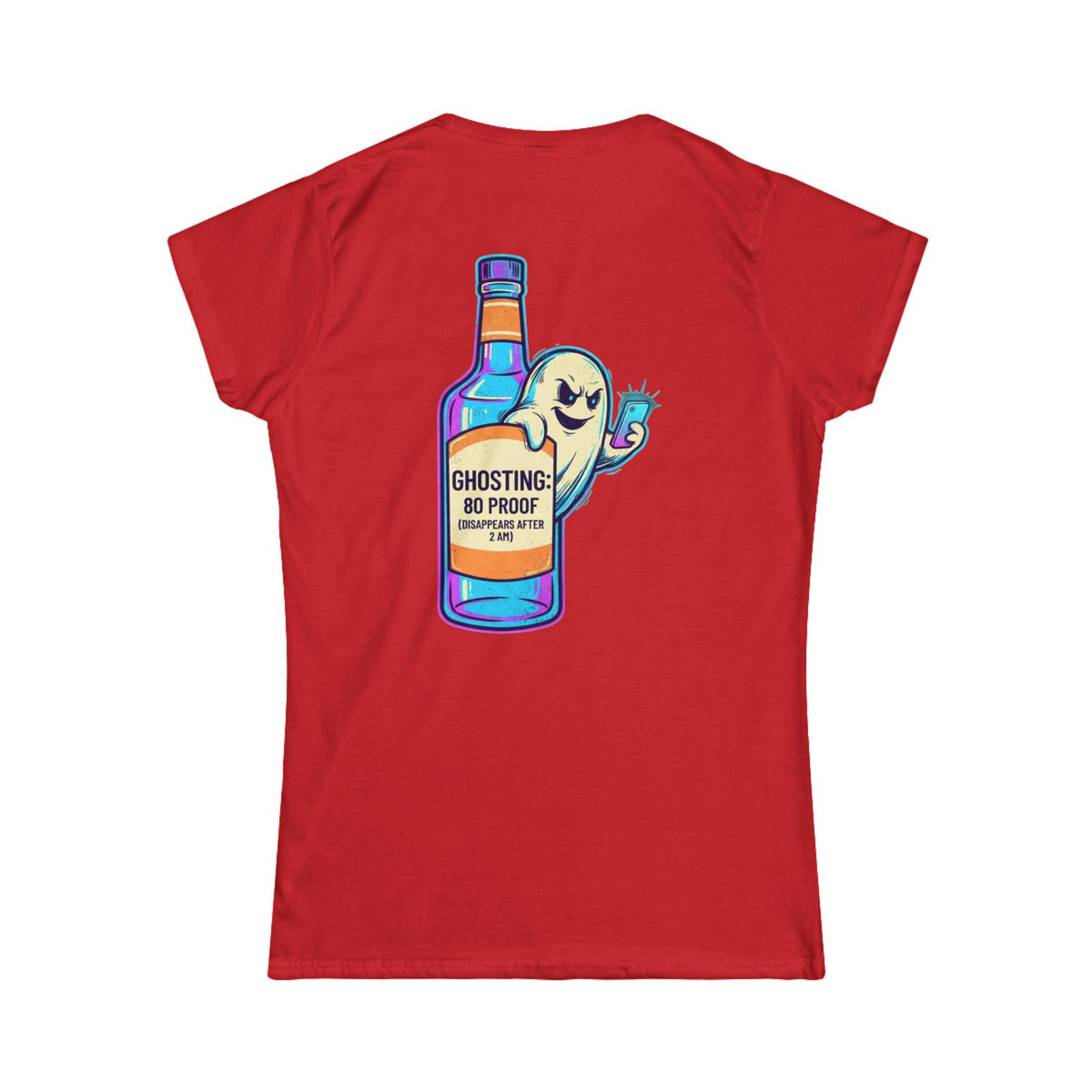 Color: Red | Ghosting Women's Tee