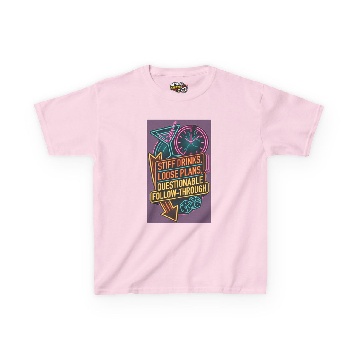 "Stiff Drinks Loose Plans" Kids Tee