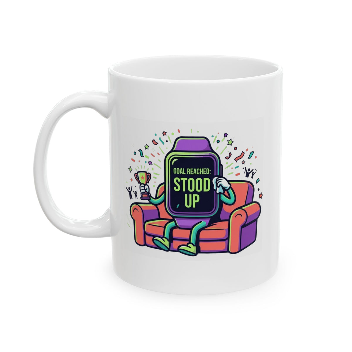 "The Bar Has Never Been Lower" White Ceramic Mug — Graphic