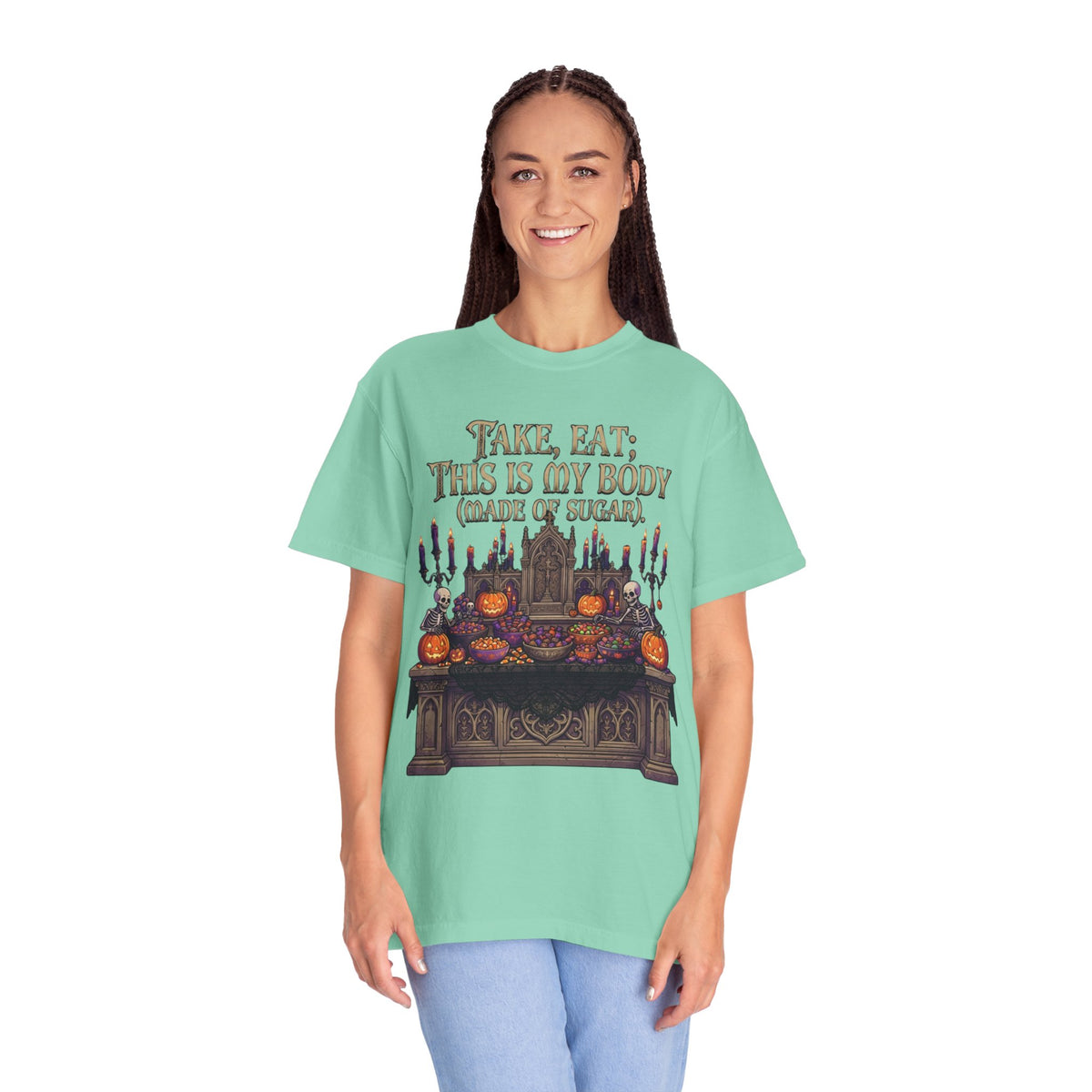 Color: Island Reef | This Is My Body Unisex Garment-Dyed Tee