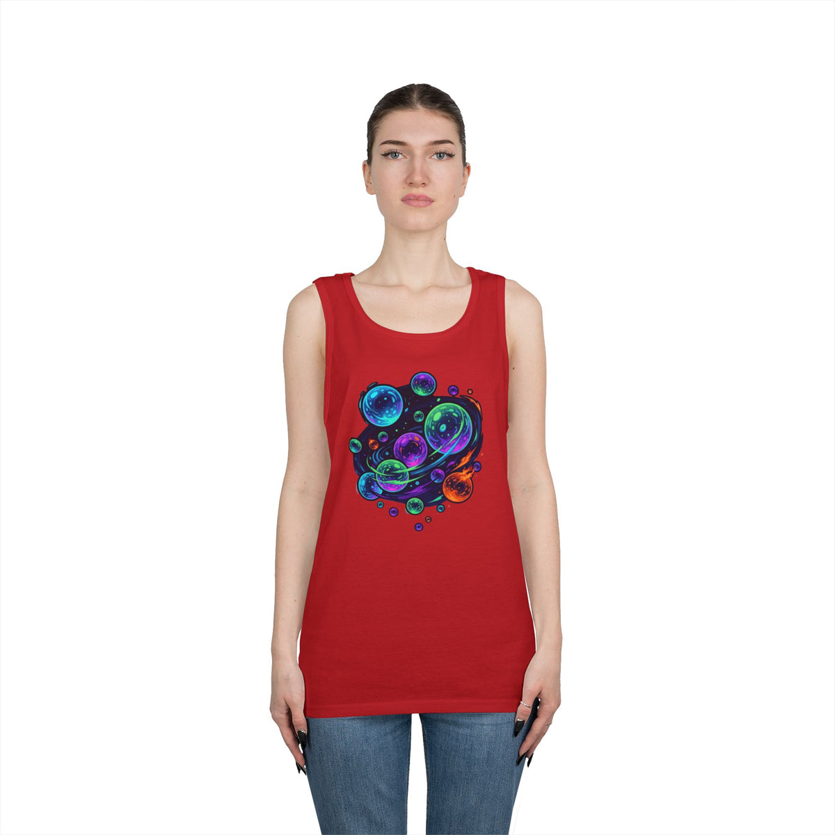 Color: Red | MinMin Lights (Australian Folklore) Tank Top