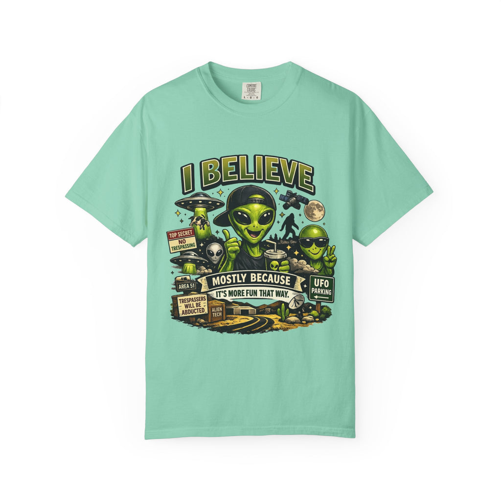 "I Believe" Unisex Garment-Dyed Tee