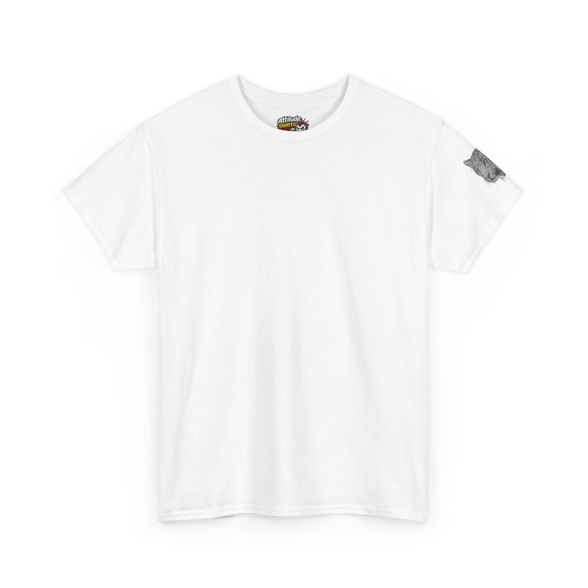 "Pencil Sketch Art Leopard" Premium Graphic Tee