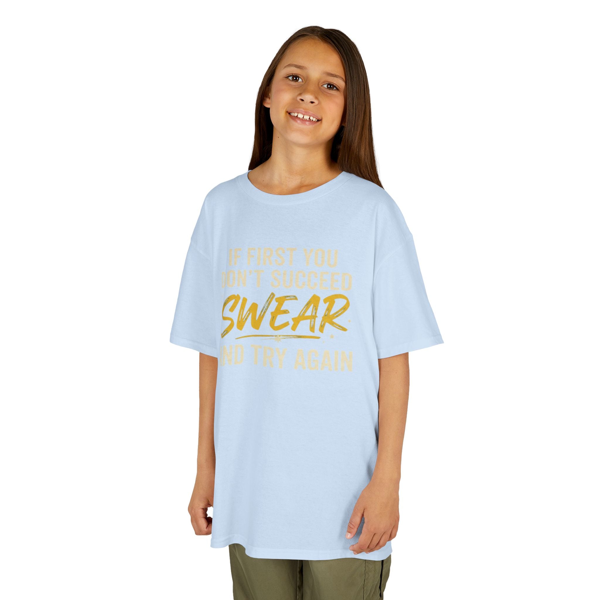 "Swear And Try Again" Kids Tee