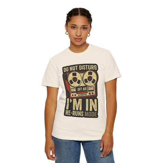 Color: Ivory | Reruns Mode Unisex Garment-Dyed Tee