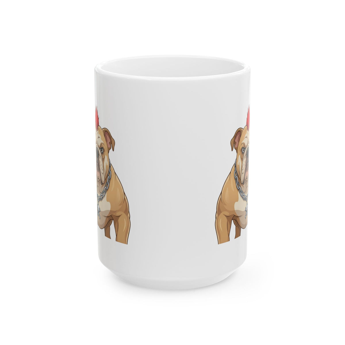 "Bones" White Ceramic Mug