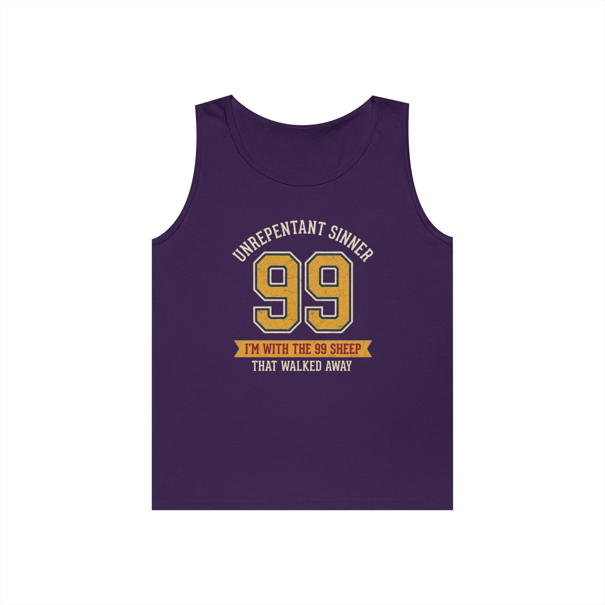 "Good Book Series 99 Unrepentant Sinner" Tank Top