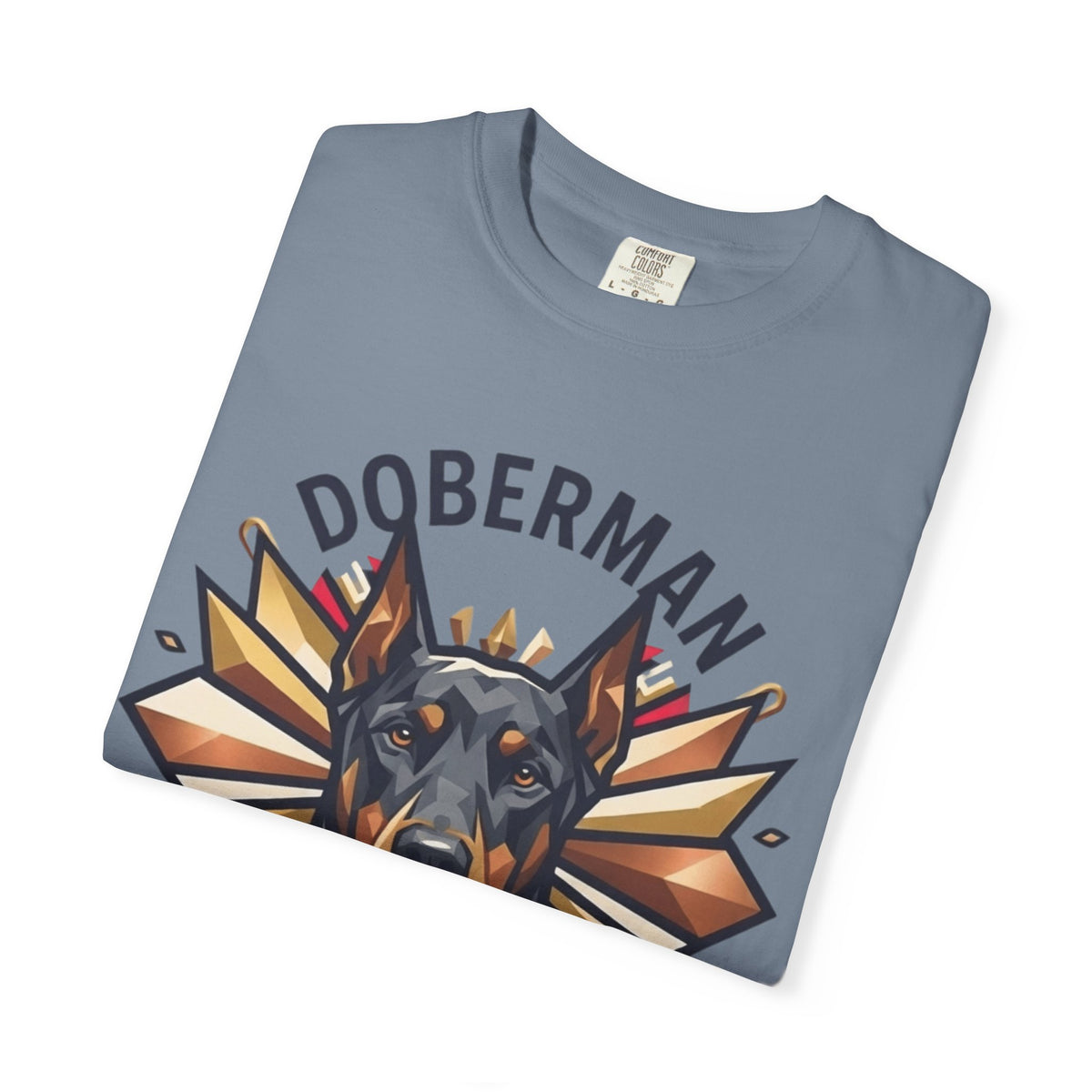 "Doberman Defender" Unisex Garment-Dyed Tee