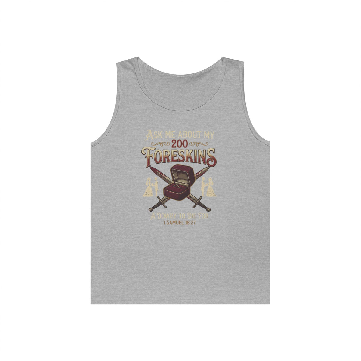 "Good Book Series 200 Foreskins" Tank Top