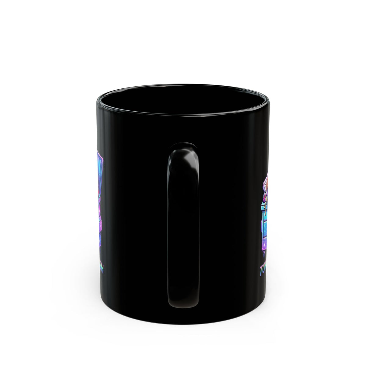 "Top Tier Trash" Black Ceramic Mug