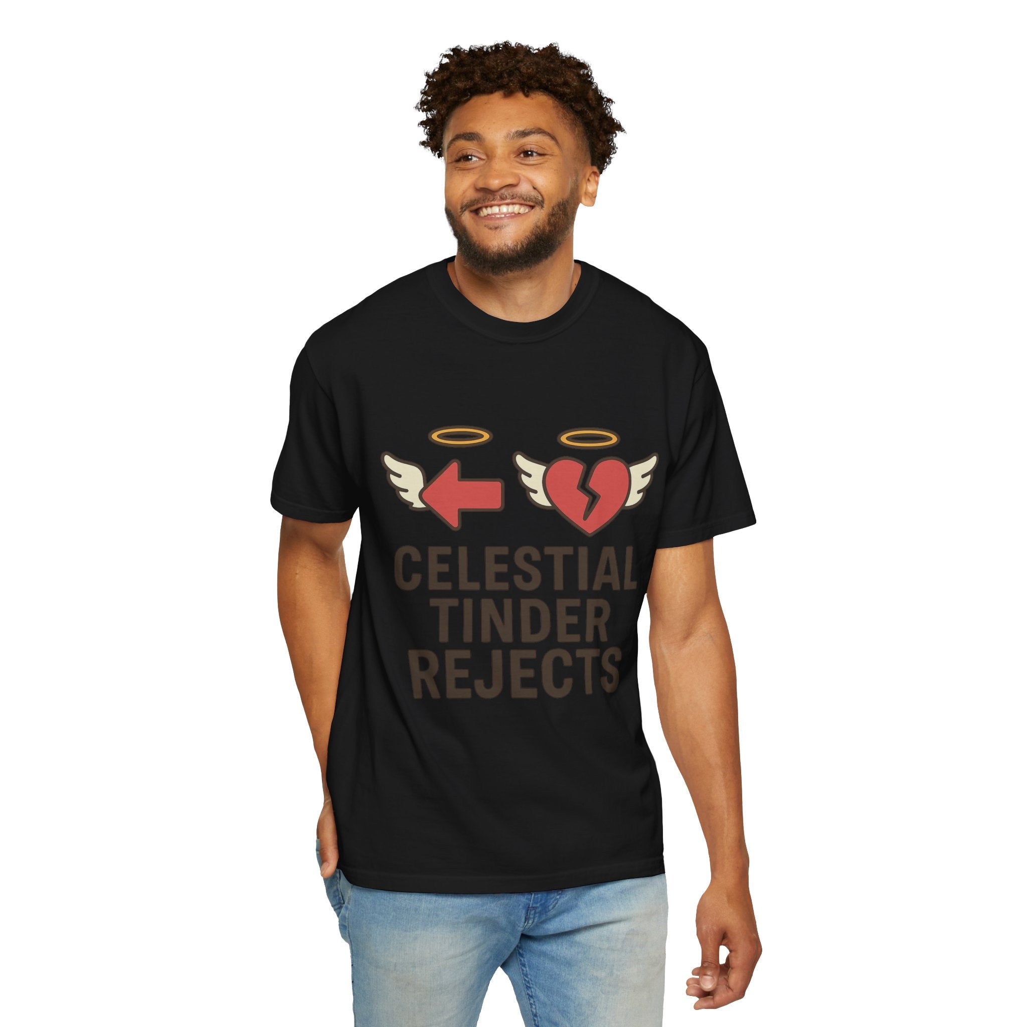 "Celestial Tinde Rejects" Unisex Garment-Dyed T-shirt