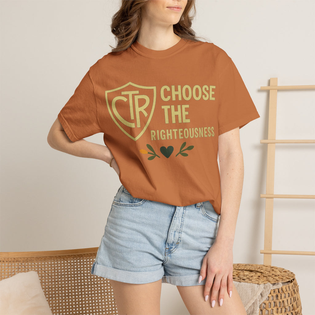 "CTR: Choose the Righteousness" Unisex Garment-Dyed T-shirt
