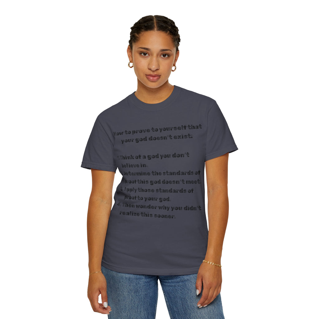 "Divine Double Standard" Unisex Garment-Dyed T-shirt