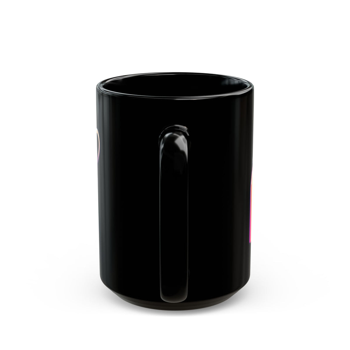 "Surviving on Caffeine Spite and Superior Aesthetics" Black Ceramic Mug — Graphic