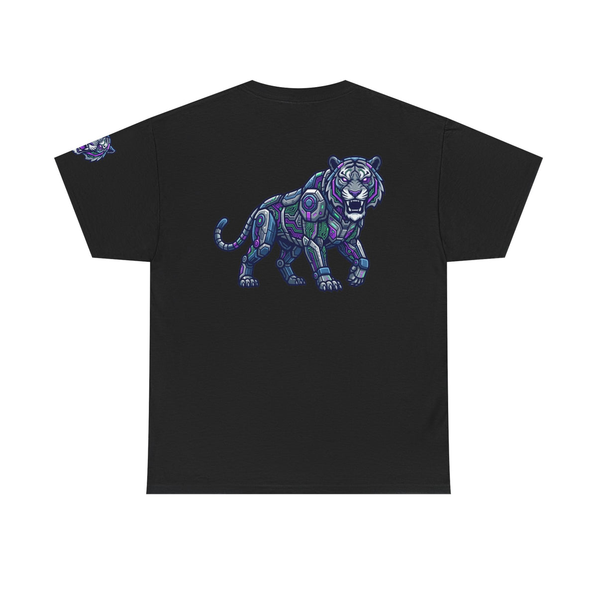 Color: Black | Cyber Tiger Premium Graphic Tee