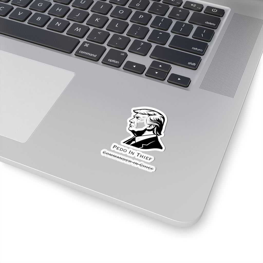 Pedo In Thief | Kiss-Cut Sticker — AttitudeShirts