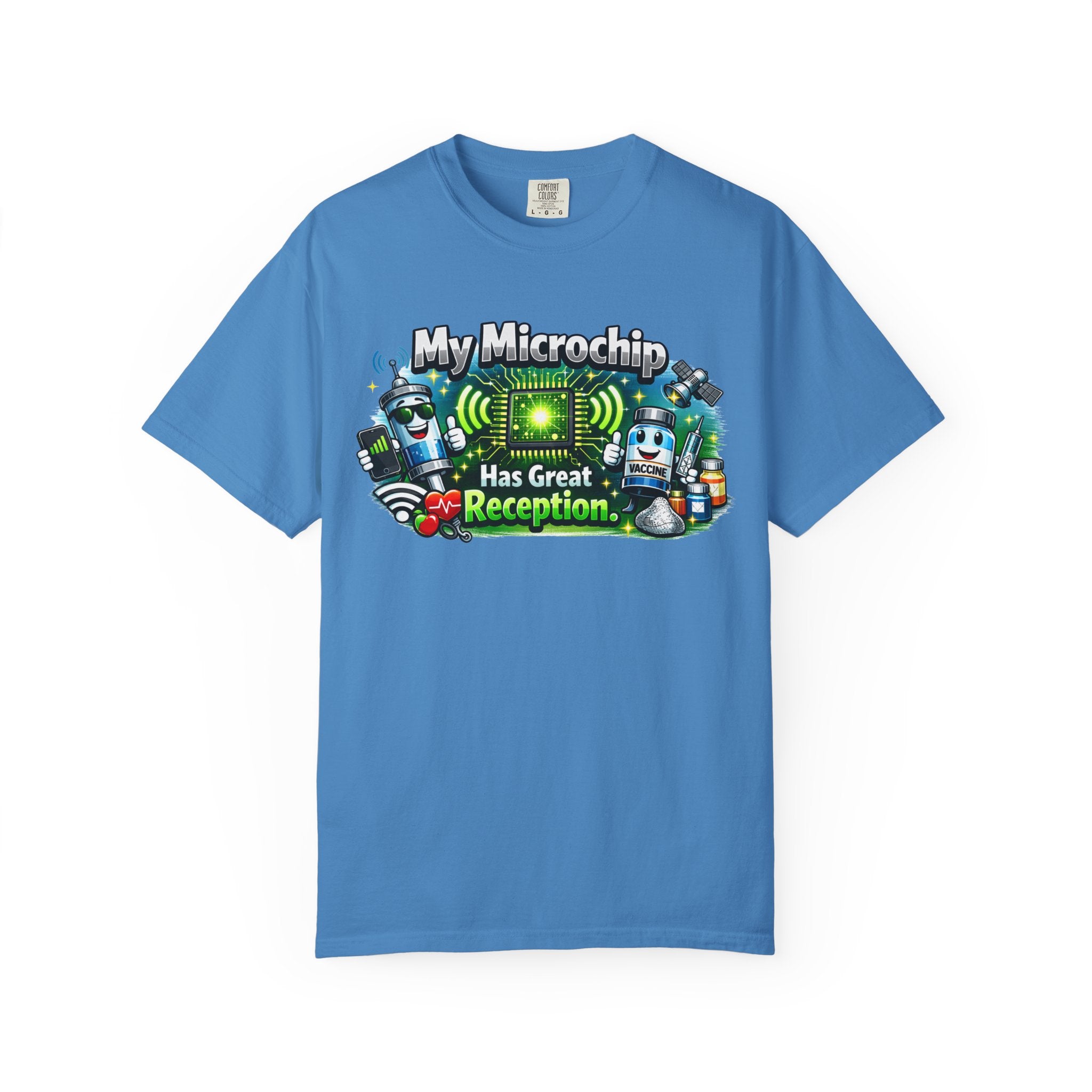Great Reception Microchip | Garment-Dyed Tee — AttitudeShirts