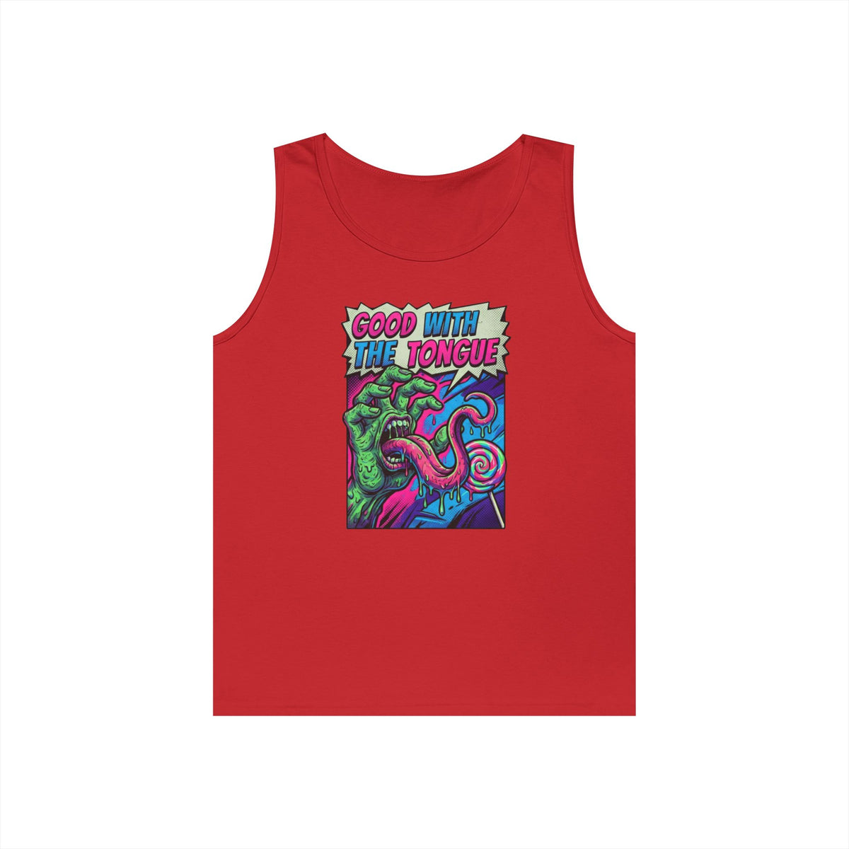 Color: Red | Good With the Tongue Tank Top