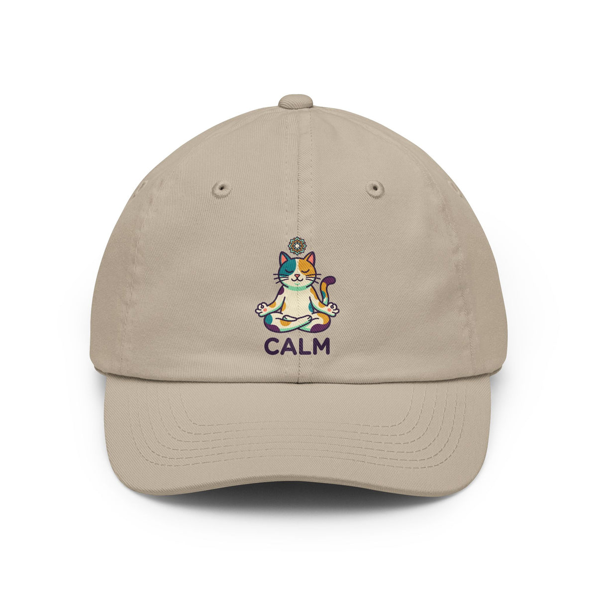 Color: Stone | Cat CALM Dad Hat