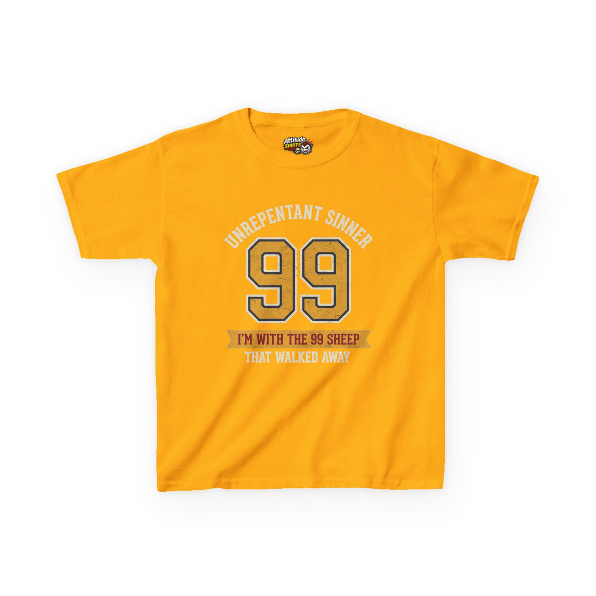 "Good Book Series 99 Unrepentant Sinner" Kids Tee