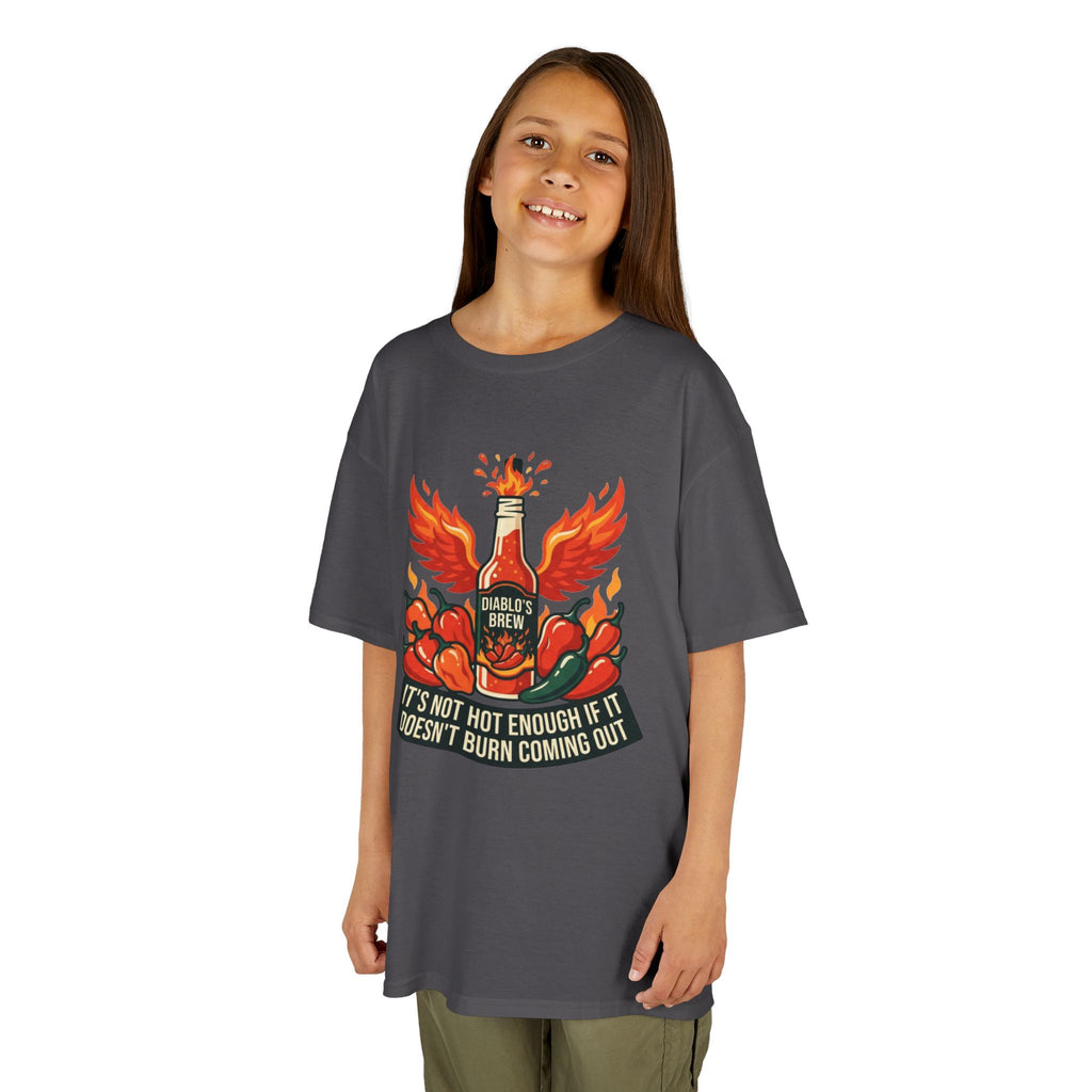 "Burns Coming Out" Kids Tee