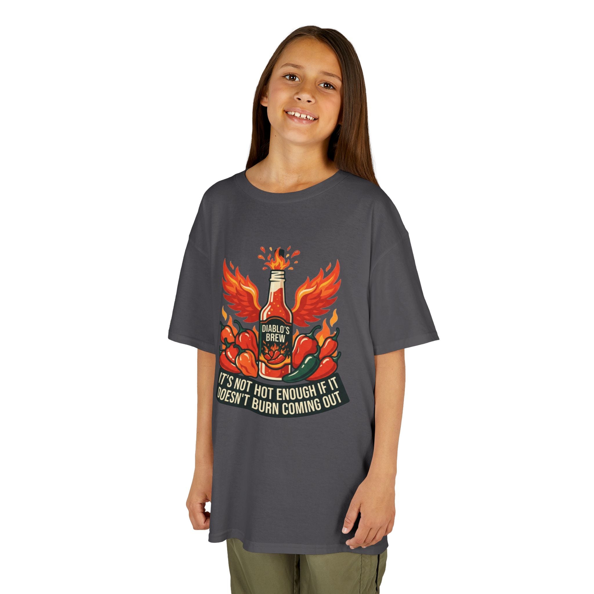 "Burns Coming Out" Kids Tee