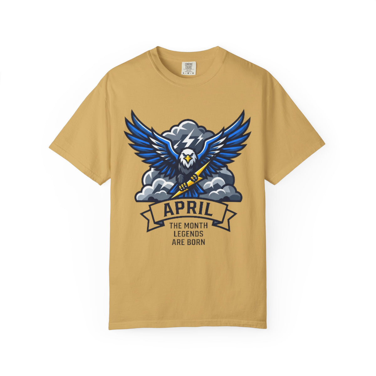 Color: Mustard | April Legend Unisex Garment-Dyed Tee