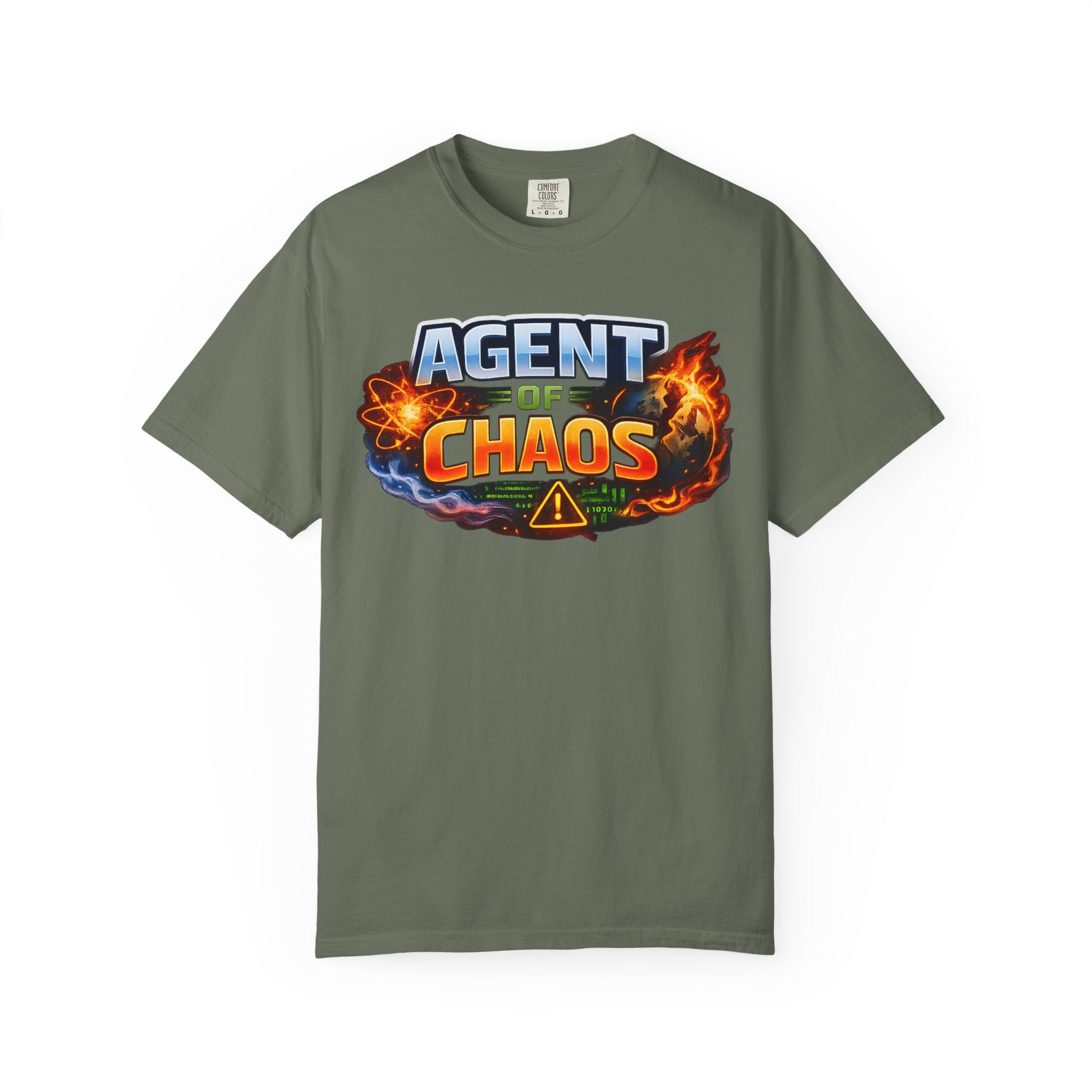 "Agent of Chaos" Unisex Garment-Dyed Tee